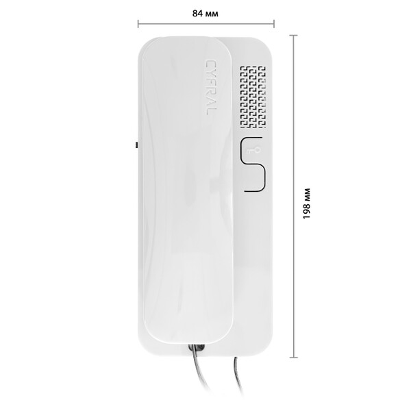 Аудиодомофон Smart-U Красно-черный